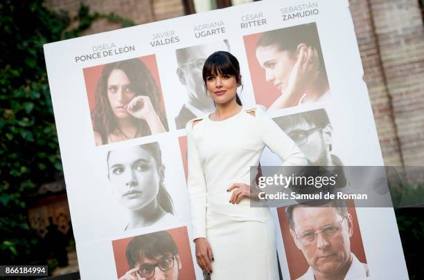 Actress Adriana Ugarte during 'El Sistema Solar' Madrid Photocall on October 25, 2017 in Madrid, Spain.