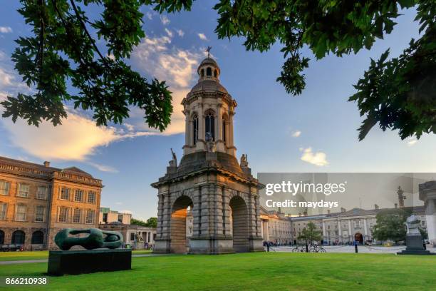 trinity college, dublin - trinity college dublin stock pictures, royalty-free photos & images