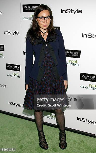 Socialite Fabiola Beracasa attends the InStyle Hair Issue launch party hosted by John Frieda Root Awakening at Hotel Gansevoort May 7, 2009 in New...