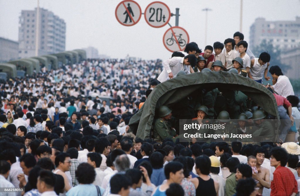 Chinese Army Crushes Tiananmen Square Protest