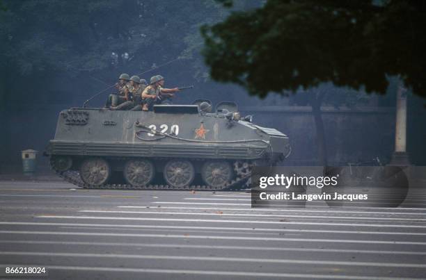 The protest movement of students that started seven weeks ago in Tiananmen Square ended in a blood bath with various sources claiming that between...