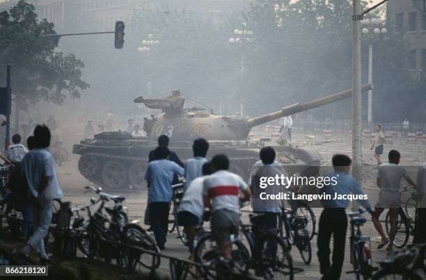 The protest movement of students that started seven weeks ago in Tiananmen Square ended in a blood bath with various sources claiming that between...