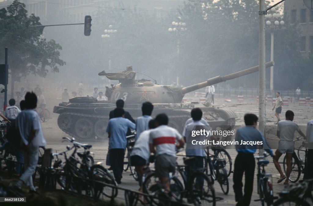 Chinese Army Crushes Tiananmen Square Protest