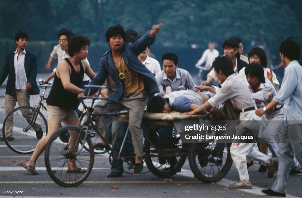 Chinese Army Crushes Tiananmen Square Protest