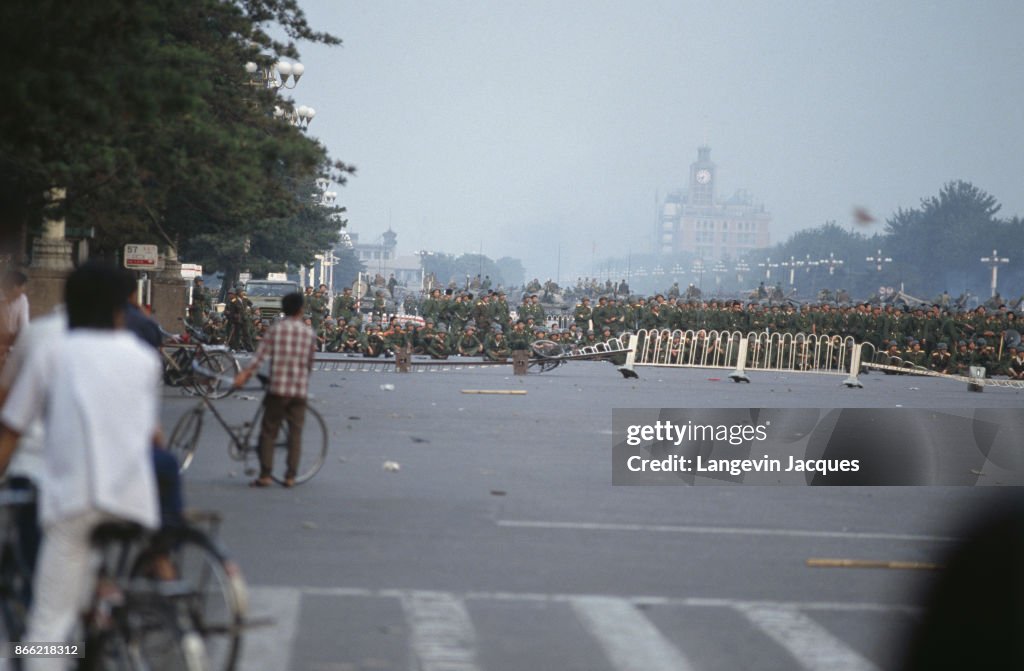 Chinese Army Crushes Tiananmen Square Protest