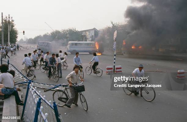 The protest movement of students that started seven weeks ago in Tiananmen Square ended in a blood bath with various sources claiming that between...
