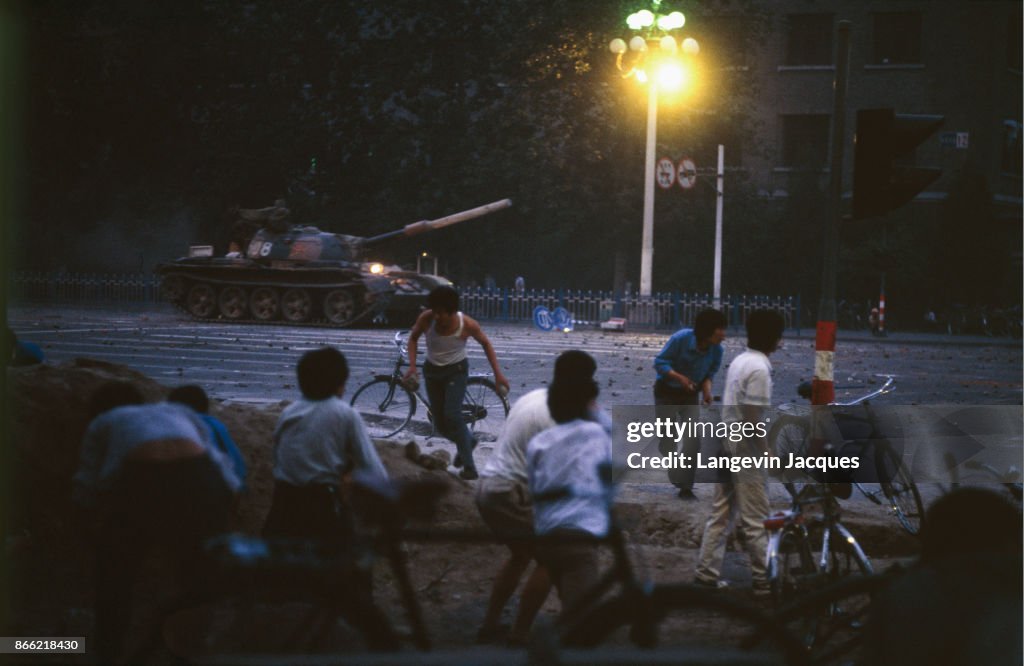 Chinese Army Crushes Tiananmen Square Protest