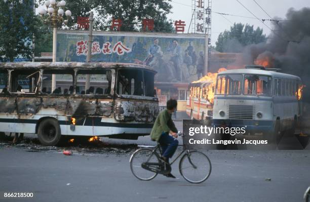 The protest movement of students that started seven weeks ago in Tiananmen Square ended in a blood bath with various sources claiming that between...