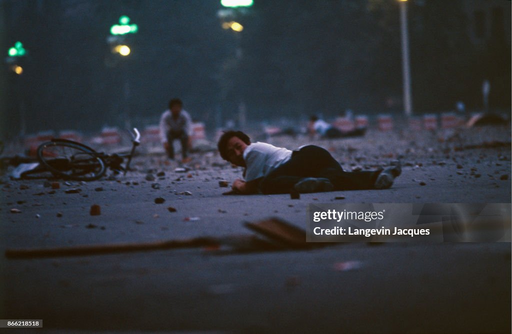 Chinese Army Crushes Tiananmen Square Protest