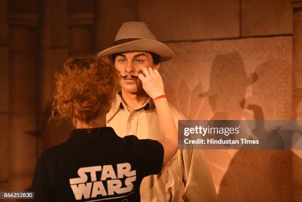 Wax figure of Indian revolutionary Bhagat Singh displayed at Madame Tussauds Museum, situated in Regal Cinema building during its Press preview on...