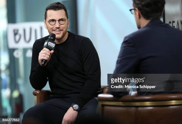 Former professional ice hockey player Sean Avery discusses his new book "Ice Capades: A Memoir Of Fast Living And Tough Hockey" at Build Studio on...