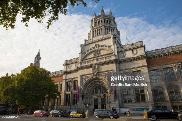 The Victoria and Albert Museum on 14th October 2015 in London United Kingdom