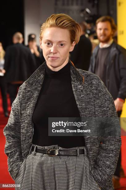 La Roux attends the UK Premiere of "Grace Jones: Bloodlight And Bami" at the BFI Southbank on October 25, 2017 in London, England.