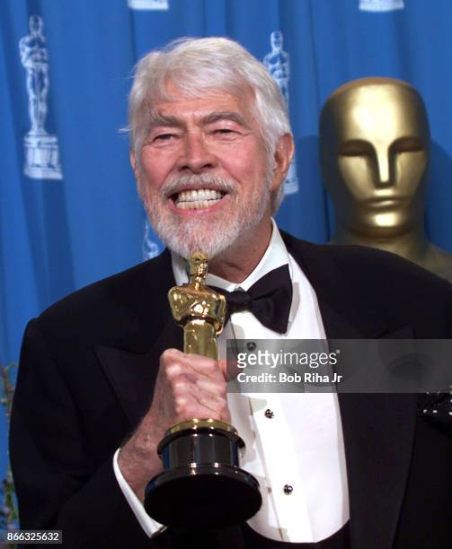 Actor James Coburn at the 71st Annual Academy Awards, March 21, 1999 In Los Angeles, California.