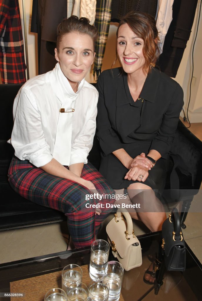 Vicky McClure and Suranne Jones attend the Burberry BAFTA... News Photo