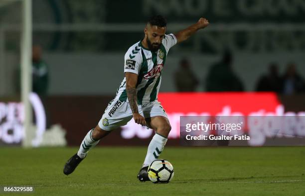 Vitoria Setubal midfielder Joao Costinha from Portugal in action during the Primeira Liga match between Vitoria Setubal and CS Maritimo at Estadio do...