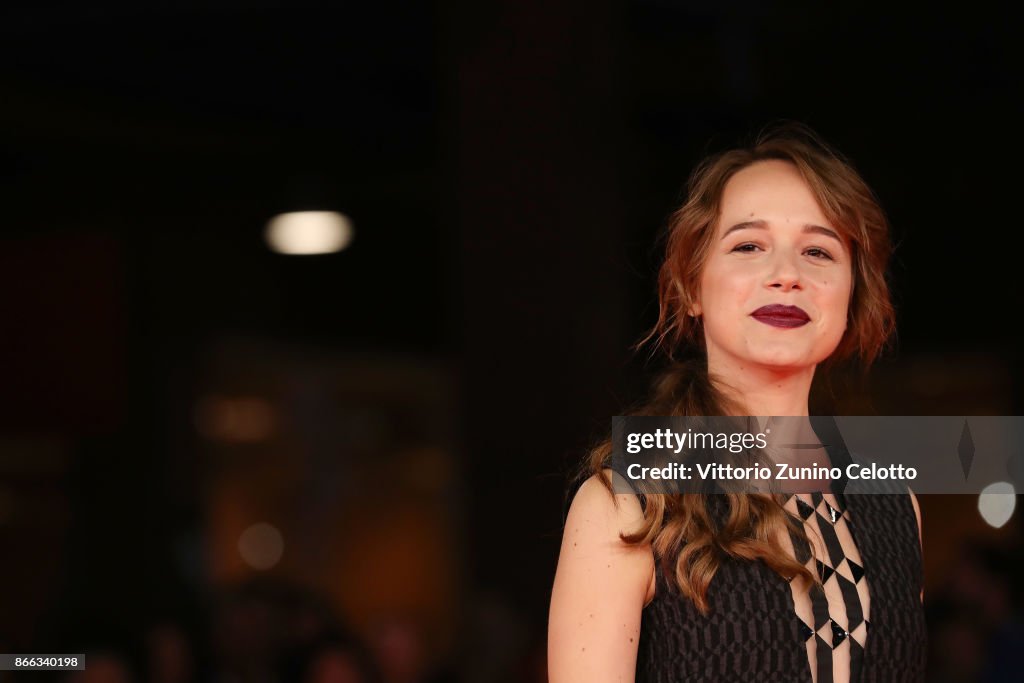 Marina Occhionero walks the red carpet for 'La Ragazza Nella Nebbia
