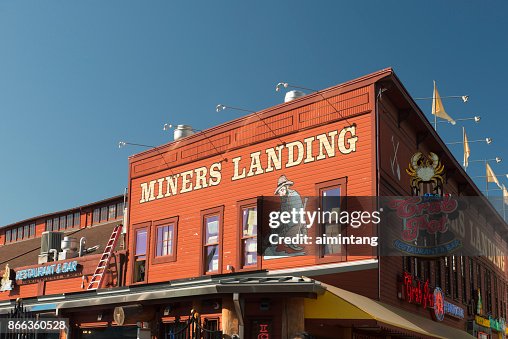 Famous Miners Landing Food Court Building At Pier 57 In Seattle High Famous Miners Landing Food Court Building At Pier 57 In Seattle High