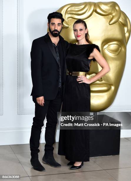 Ray Panthaki and Esther Ruoff attending the BAFTA Breakthrough Brits 2017 at the Burberry store, regent street, London. PRESS ASSOCIATION Photo....