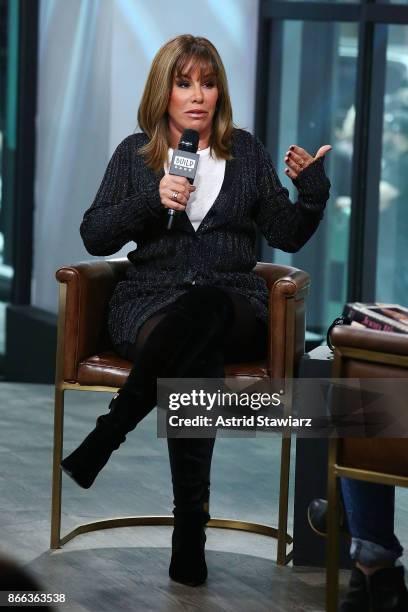 Personality Melissa Rivers discusses the book "Joan Rivers Confidential" at Build Studio on October 25, 2017 in New York City.