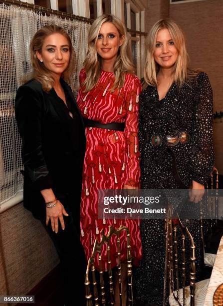 Whitney Wolfe Herd, Nicky Rothschild and Marissa Montgomery attend the Bumble Bizz launch hosted by Nicky Rothschild & Whitney Wolfe Herd at Chiltern...