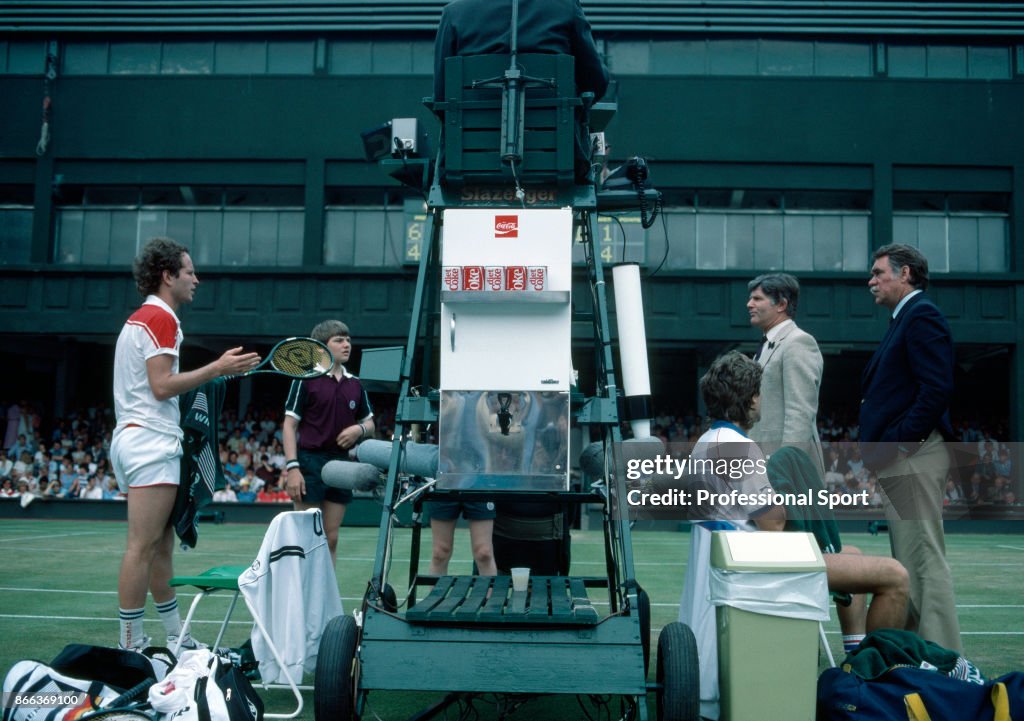 John McEnroe Of The USA In Dispute With The Umpire And Tournament john-mcenroe-of-the-usa-in-dispute-with-the-umpire-and-tournament