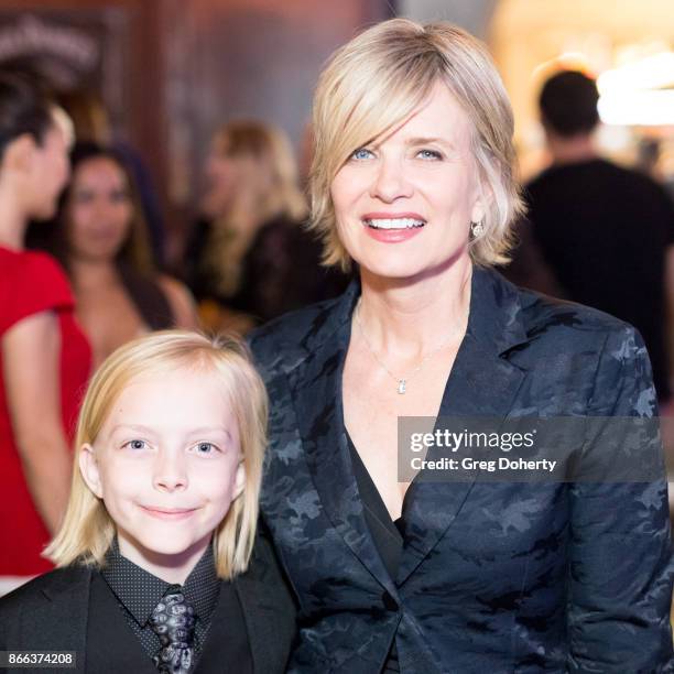 Actors Christian Ganiere and Mary Beth Evans attend the Cast Premiere Screening Of Lany Entertainment's "The Bay" Season 3 After Party at 33 Taps...