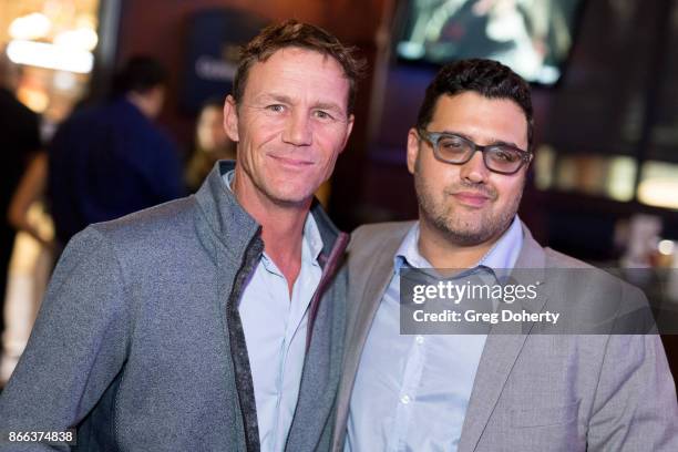 Actor Brian Krause and Director Gregori J. Martin attend the Cast Premiere Screening Of Lany Entertainment's "The Bay" Season 3 After Party at 33...