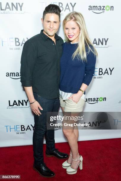 Actress Crystal Hunt attends the Cast Premiere Screening Of Lany Entertainment's "The Bay" Season 3 at TCL Chinese Theatre on October 23, 2017 in...