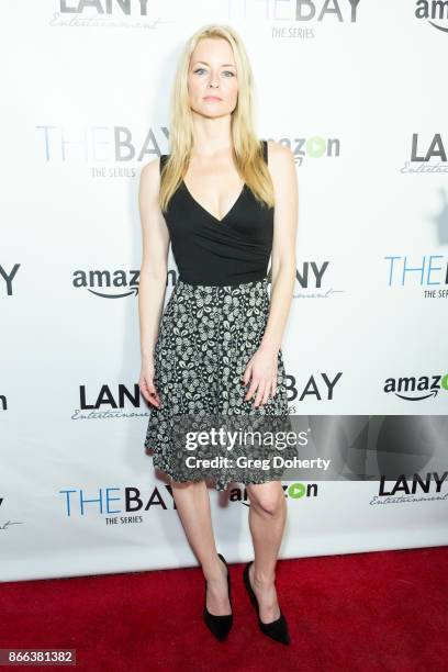 Actress Jessica Morris attends the Cast Premiere Screening Of Lany Entertainment's "The Bay" Season 3 at TCL Chinese Theatre on October 23, 2017 in...