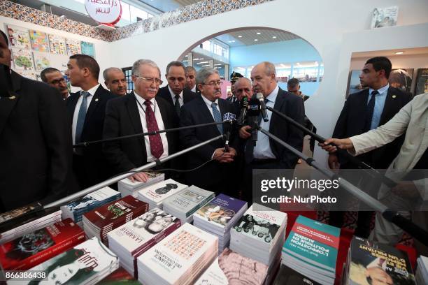 Premier ministre Ahmed Ouyahia, inauguré le 22eme Salon international du livre ,au Palais des expositions Pins maritimes, in Algiers, Algeria on 25...