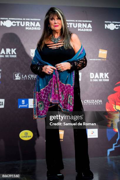Caroline Munro during Nocturna Madrid 2017 Inauguration on October 25, 2017 in Madrid, Spain.