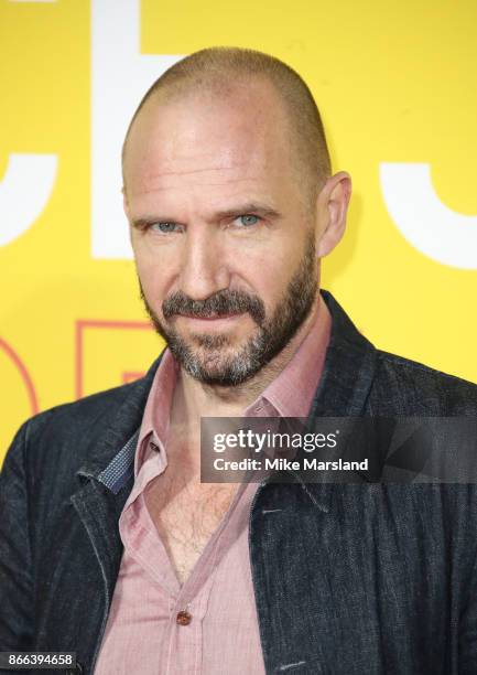 Ralph Fiennes attends the 'Grace Jones: Bloodlight And Bami' UK premiere at BFI Southbank on October 25, 2017 in London, England.