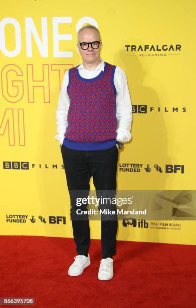 Hans-Ulrich Obrist attends the 'Grace Jones: Bloodlight And Bami' UK premiere at BFI Southbank on October 25, 2017 in London, England.