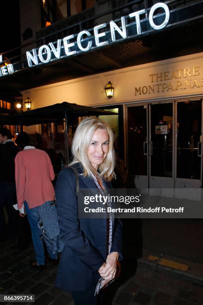 Director Isabelle Doval attends the "Novecento" 200th Performance at Theatre Montparnasse on October 25, 2017 in Paris, France.