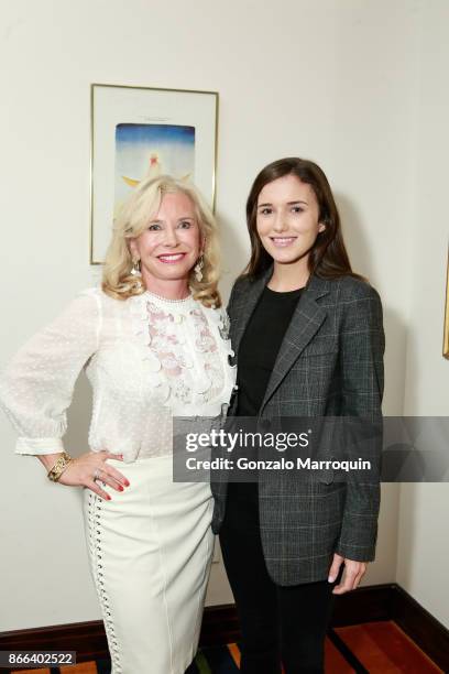 Sharon Bush and Kick Kennedy during the Lifeline NY Annual Benefit Luncheon 2017 at Le Cirque on October 25, 2017 in New York City.