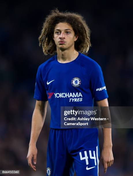 Chelsea's Ethan Ampadu during the Carabao Cup Fourth Round match between Chelsea and Everton at Stamford Bridge on October 25, 2017 in London,...