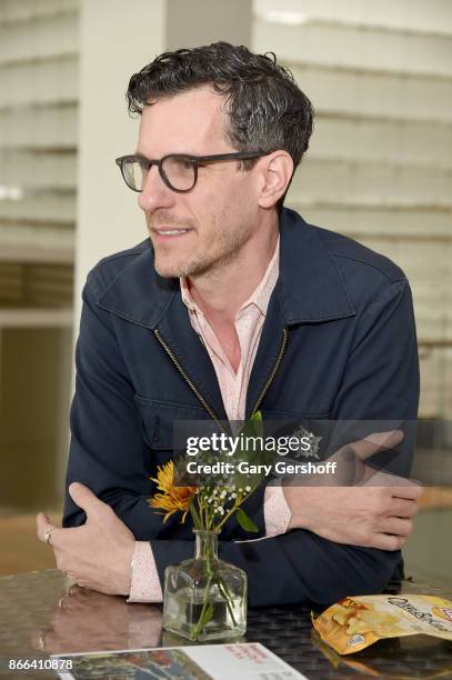 Screenwriter Brian Selznick attends Amazon Studios And Queens Museum Celebrate New Film "Wonderstruck" With Lighting Of Panorama Of The City Of New...