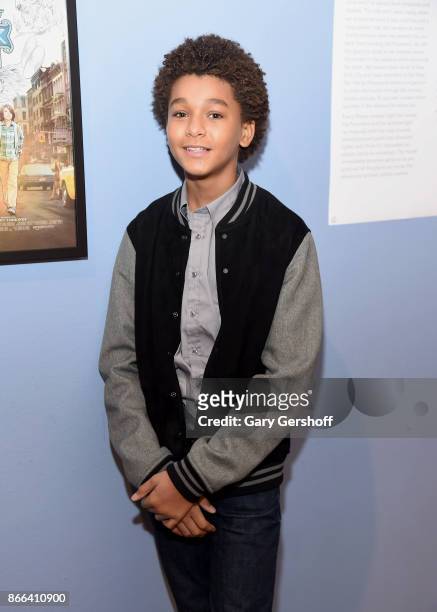 Actor Jaden Michael attends Amazon Studios And Queens Museum Celebrate New Film "Wonderstruck" With Lighting Of Panorama Of The City Of New York at...