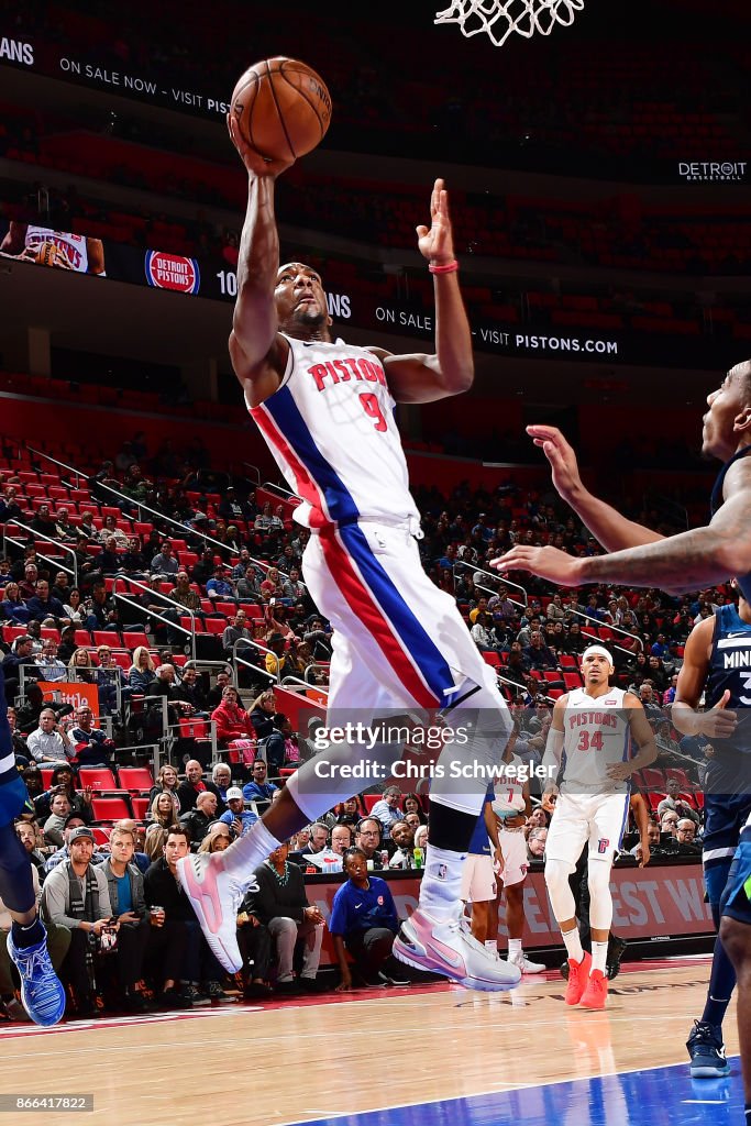 Minnesota Timberwolves v Detroit Pistons