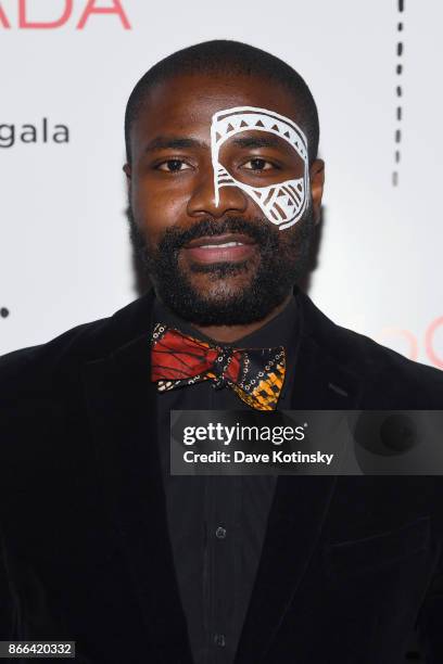 Abiola Oke attends the MoCADA 3rd Annual Masquerade Ball at Brooklyn Academy of Music on October 25, 2017 in New York City.