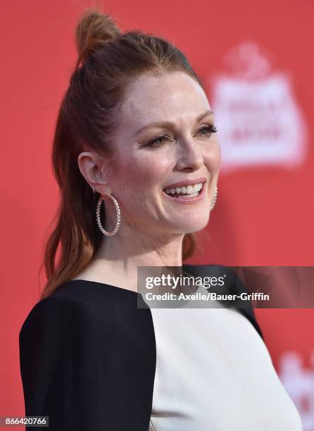 Actress Julianne Moore arrives at the premiere of Paramount Pictures' 'Suburbicon' at Regency Village Theatre on October 22, 2017 in Westwood,...