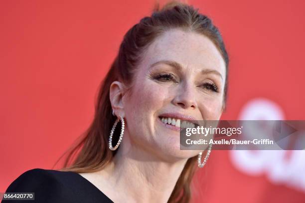 Actress Julianne Moore arrives at the premiere of Paramount Pictures' 'Suburbicon' at Regency Village Theatre on October 22, 2017 in Westwood,...