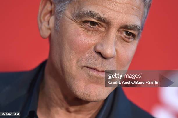 Director George Clooney arrives at the premiere of Paramount Pictures' 'Suburbicon' at Regency Village Theatre on October 22, 2017 in Westwood,...