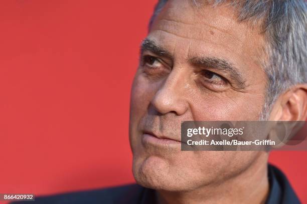 Director George Clooney arrives at the premiere of Paramount Pictures' 'Suburbicon' at Regency Village Theatre on October 22, 2017 in Westwood,...