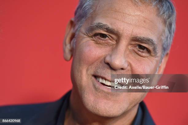 Director George Clooney arrives at the premiere of Paramount Pictures' 'Suburbicon' at Regency Village Theatre on October 22, 2017 in Westwood,...