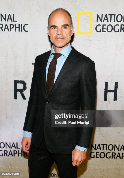 Michael Kelly attends "The Long Road Home" Washington, DC Premiere on October 25, 2017 at National Geographic in Washington, DC.