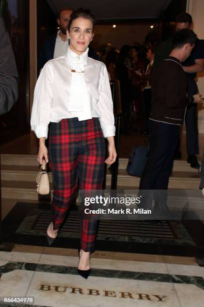 Vicky McClure attending the BAFTA Breakthrough Brits event at Burberry Regent Street on October 25, 2017 in London, England.