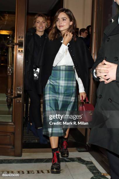 Jenna Coleman attending the BAFTA Breakthrough Brits event at Burberry Regent Street on October 25, 2017 in London, England.