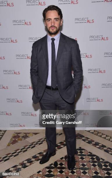 Event host, actor Vincent Piazza attends the 19th Annual Project ALS Benefit gala at Cipriani 42nd Street on October 25, 2017 in New York City.
